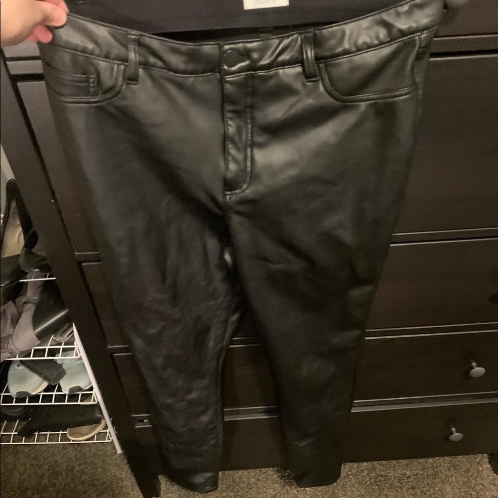Leather pants size 14